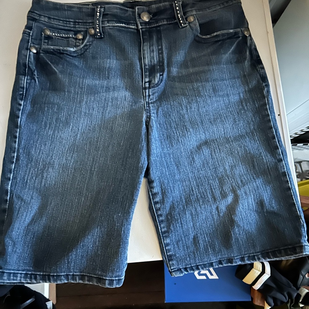 Blue Denim Shorts